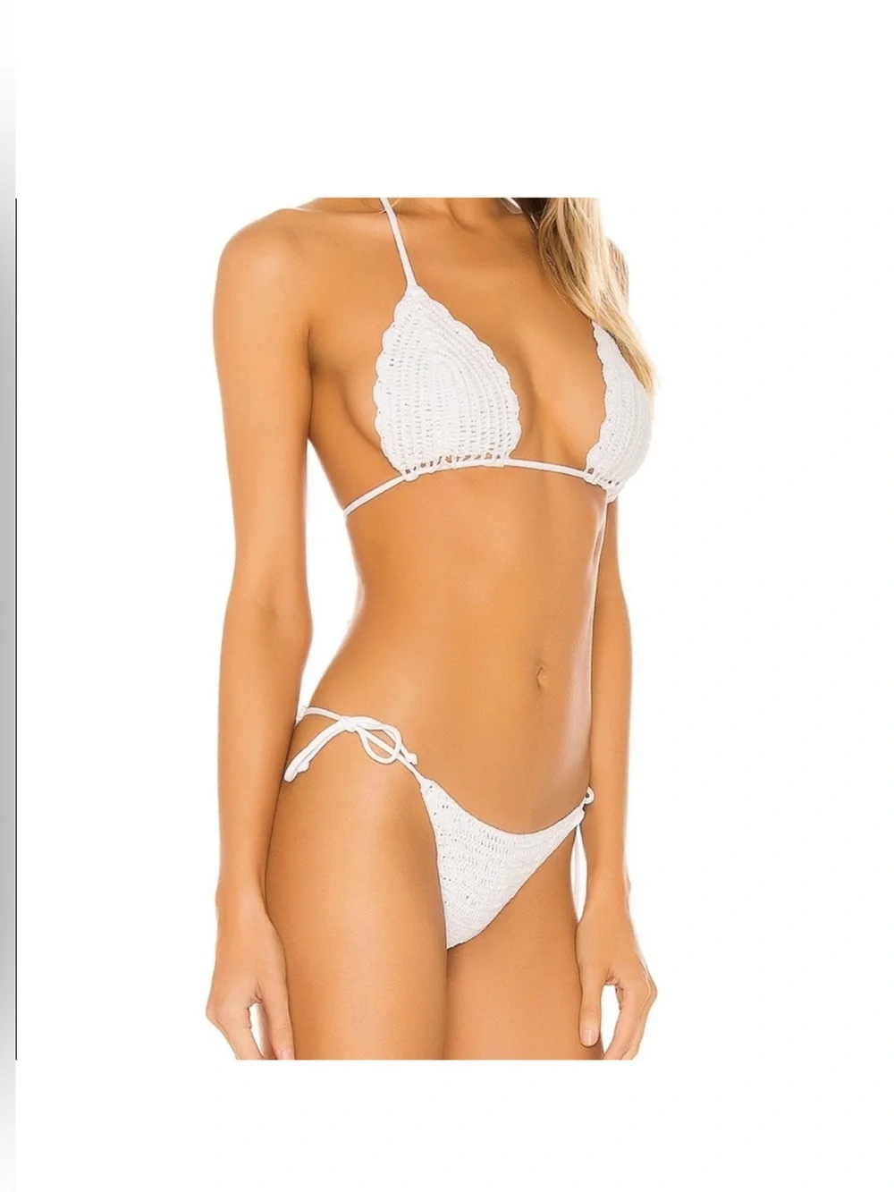 Frankie's bikini Set - white crochet B35